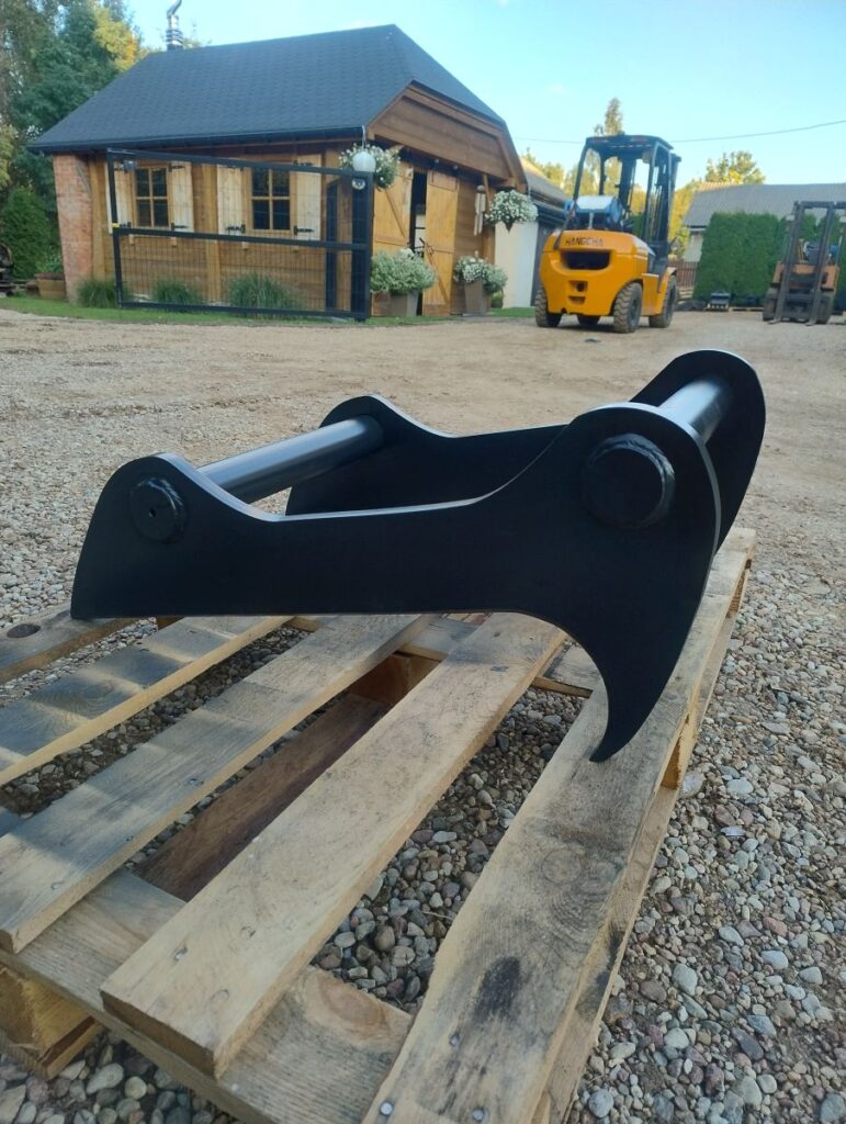 adapter do szybkozłącza koparki z hakami ryglującymi